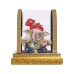VOILA Plastic Lord Ganesha Laddu Idol Figurine Showpiece for Worship, Car Dashboard Decoration (Free Size, Multicolour)